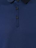 contrast collar polo shirt