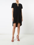 cut-out neckline dress