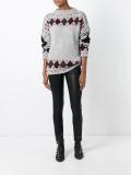 'Gibson' argyle golf jumper