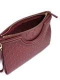 embossed clutch