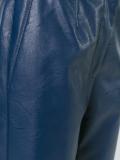 leather effect trousers