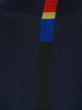 stripes detail turtleneck jumper