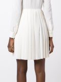 pleated shirt dress