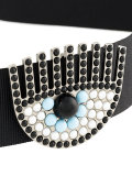 eye embellished choker necklace