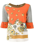 floral print sweatshirt 