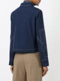 contrast stitched shirt