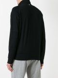 logo embroidered zipped sweatshirt