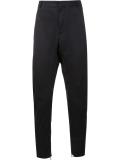 straight fit biker trousers