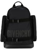 logo print backpack