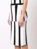 striped pencil skirt
