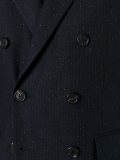 pinstripe double breasted blazer