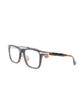 embossed titanium square glasses