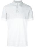 two-tone polo shirt
