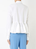 flared hem shirt 