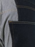 colour block loose fit jeans