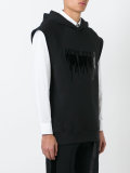 sleeveless hoodie 