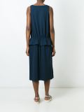 peplum detail tank dress
