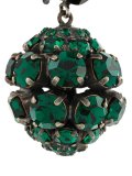 strass cluster clip on earrings