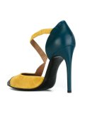 cut-out colour block pumps