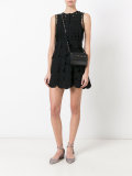 scalloped mini dress