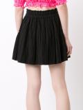 gathered mini skirt