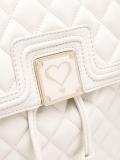 fold-over quilted backpack