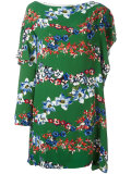 floral print asymmetric dress