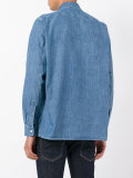 chest pockets denim shirt