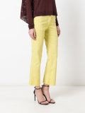 bootcut cropped jeans
