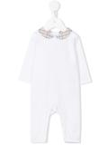 House Check collar romper
