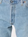 high-rise cropped 'Destruction' jeans