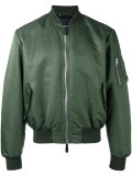 arm zip bomber jacket