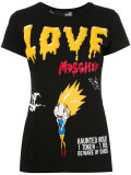 terrified cartoon T-shirt 