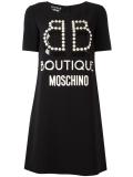 logo embellished T-shirt dress