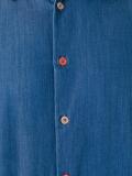 button detail denim shirt