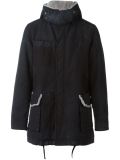 hood trim parka jacket