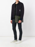 collar print clutch