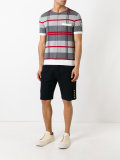 check knit T-shirt