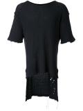 distressed knit T-shirt