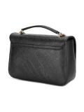 logo embossed shoulder bag