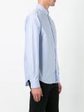 contrast diagonal band shirt 