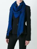 tonal print scarf