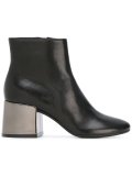 mirrored heel ankle boots