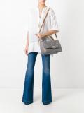 zigzag print tote