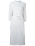 perforated shirt dress 