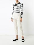 straight cropped trousers