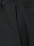 side tuck cropped trousers