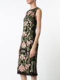 embroidered midi dress