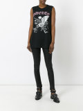 eagle print tank top