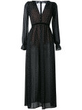 polka dot maxi dress